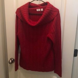 Sparkly red sweater